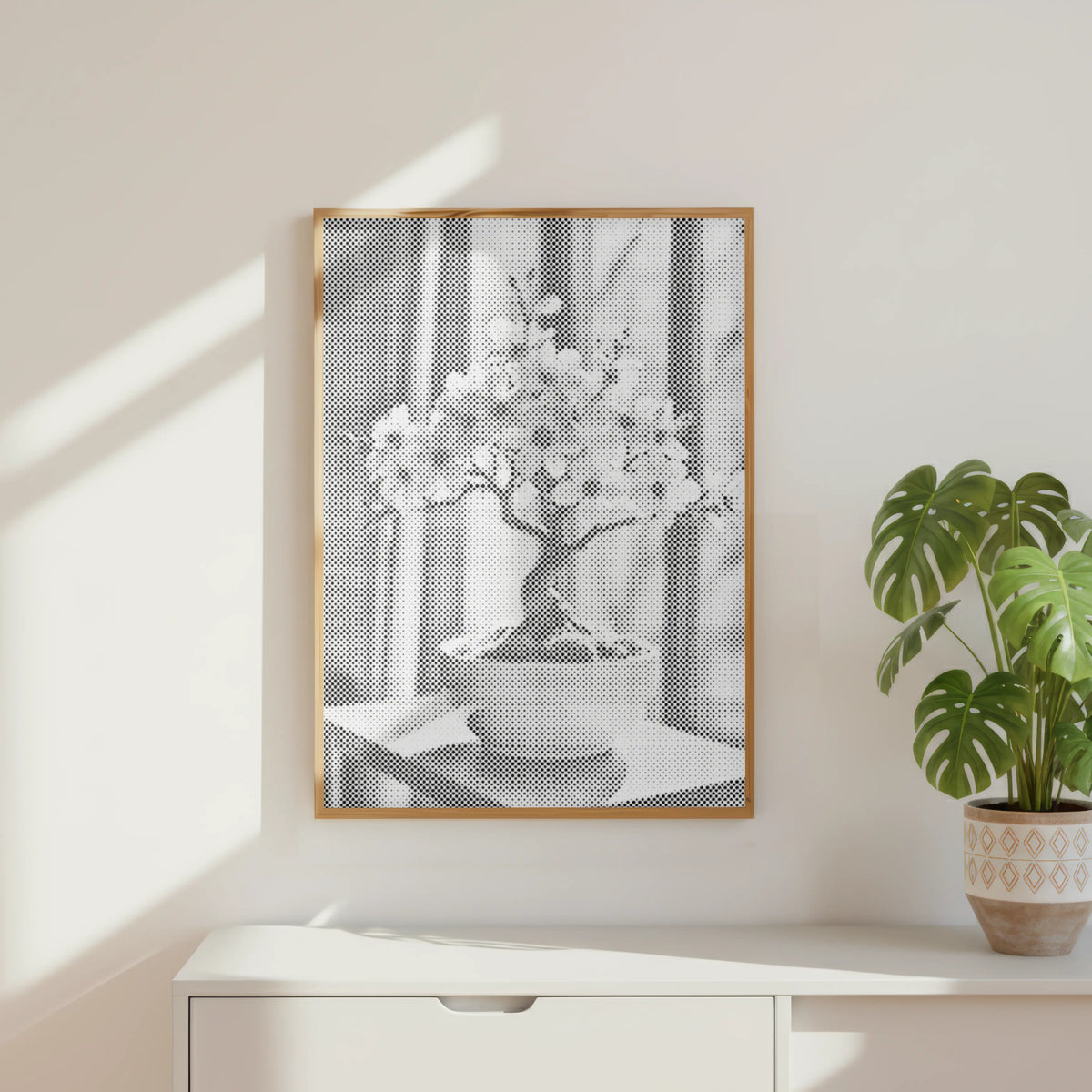 Bonsai Calm | Dot Painting Kit som færdigt mal med prikker motiv