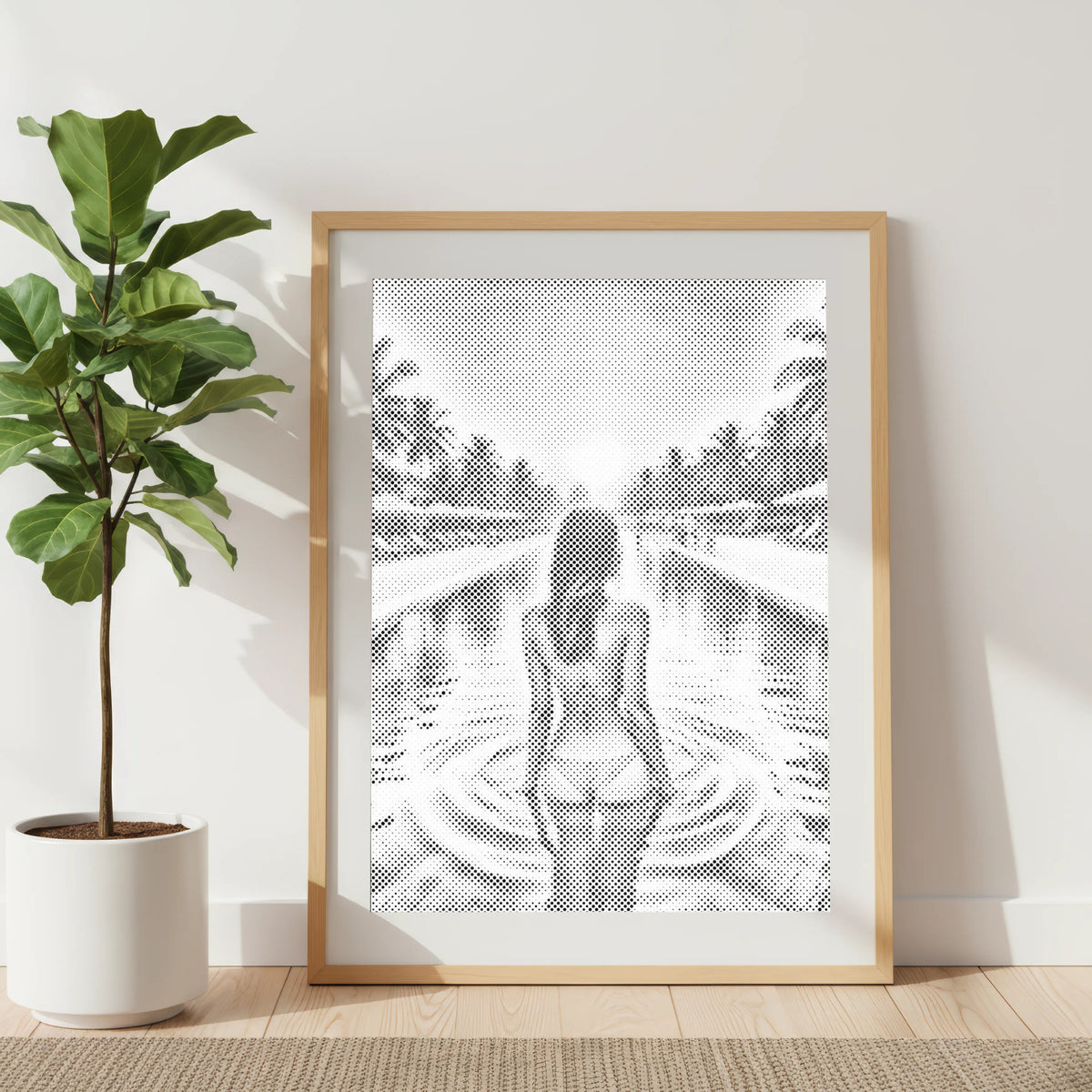 Summer Holiday | Dot Painting Kit som færdigt mal med prikker motiv