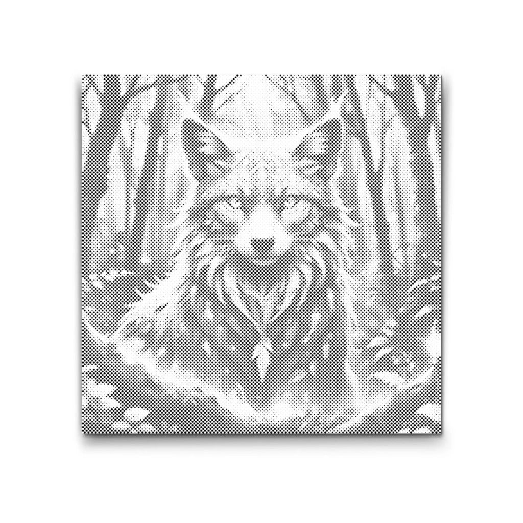 Dot Painting Zauberfuchs – Punktmalerei Motiv mit fantasievollem, leuchtendem Fuchs