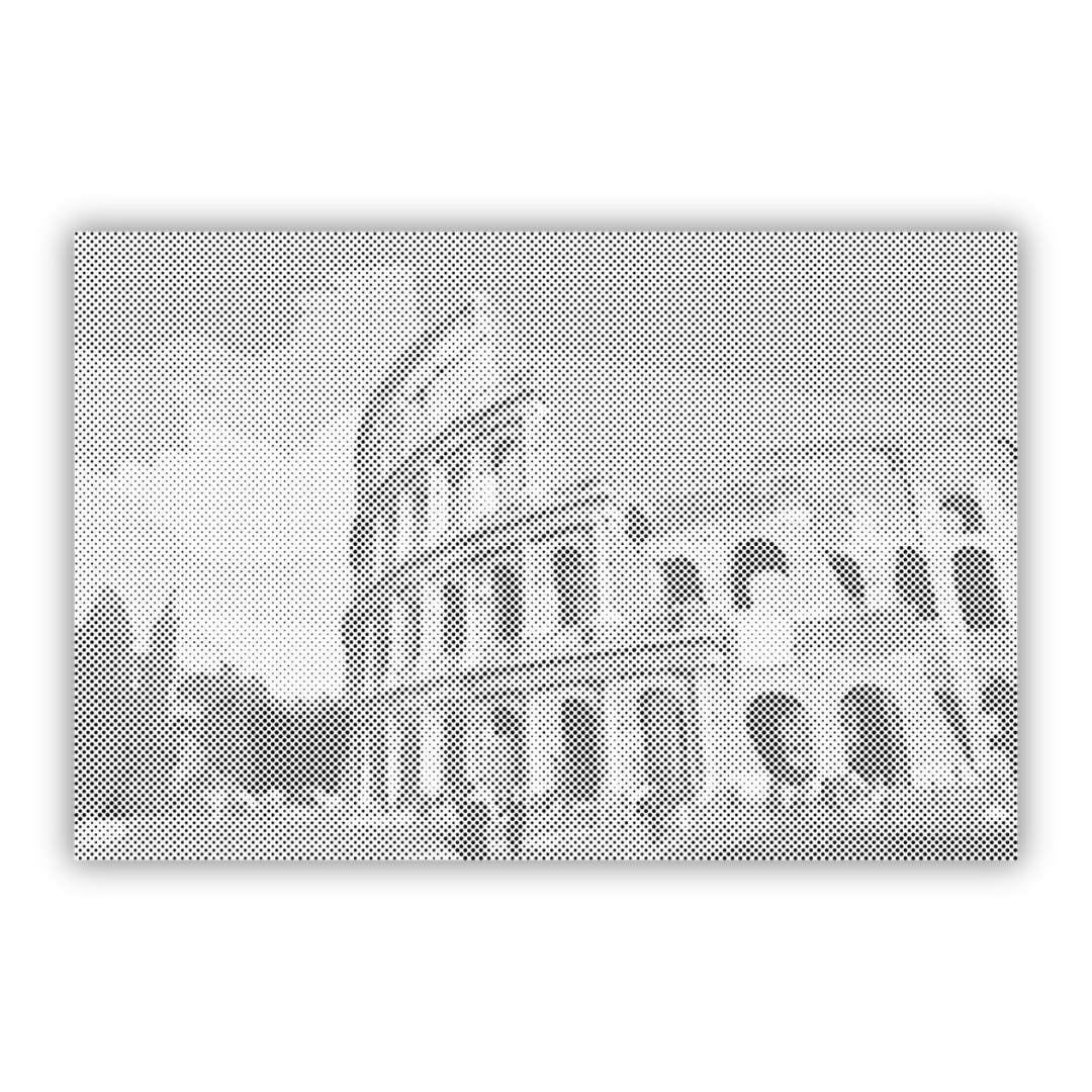 Colosseum Rome | Dot Painting Kit som færdigt mal med prikker motiv