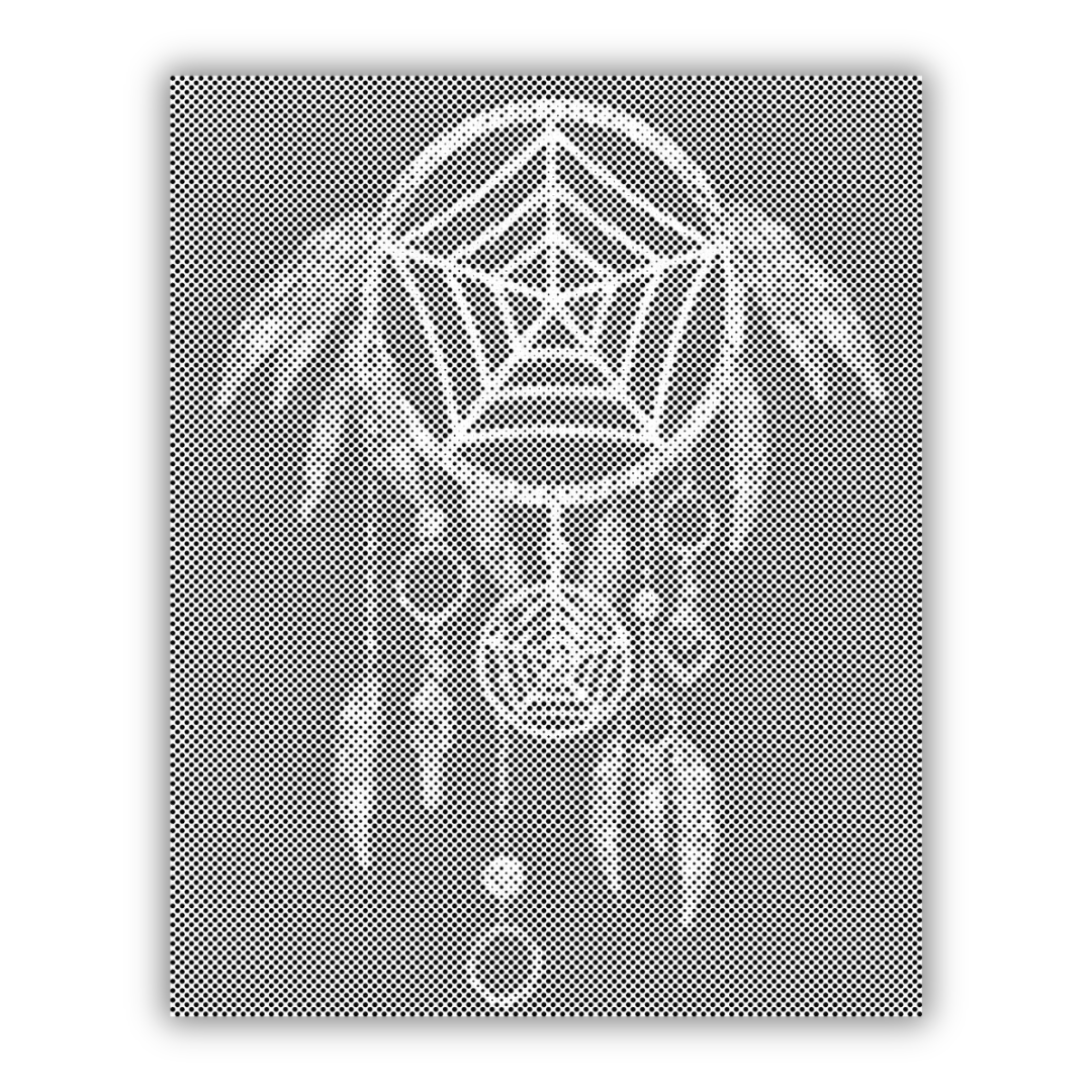 Dreamcatcher | Dot Painting Kit som færdigt mal med prikker motiv