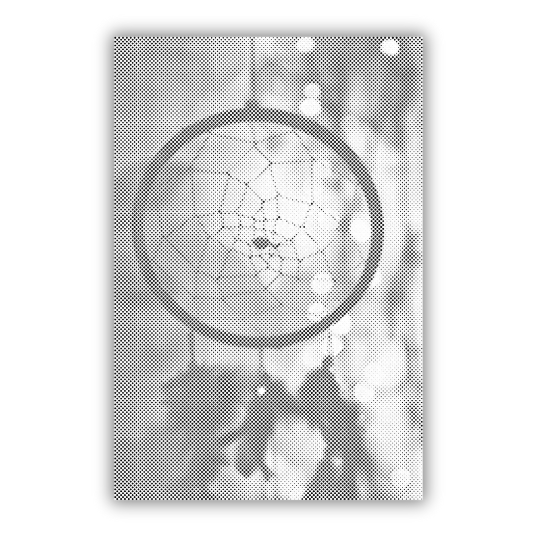 Dreamcatcher Classic | Dot Painting Kit som færdigt mal med prikker motiv